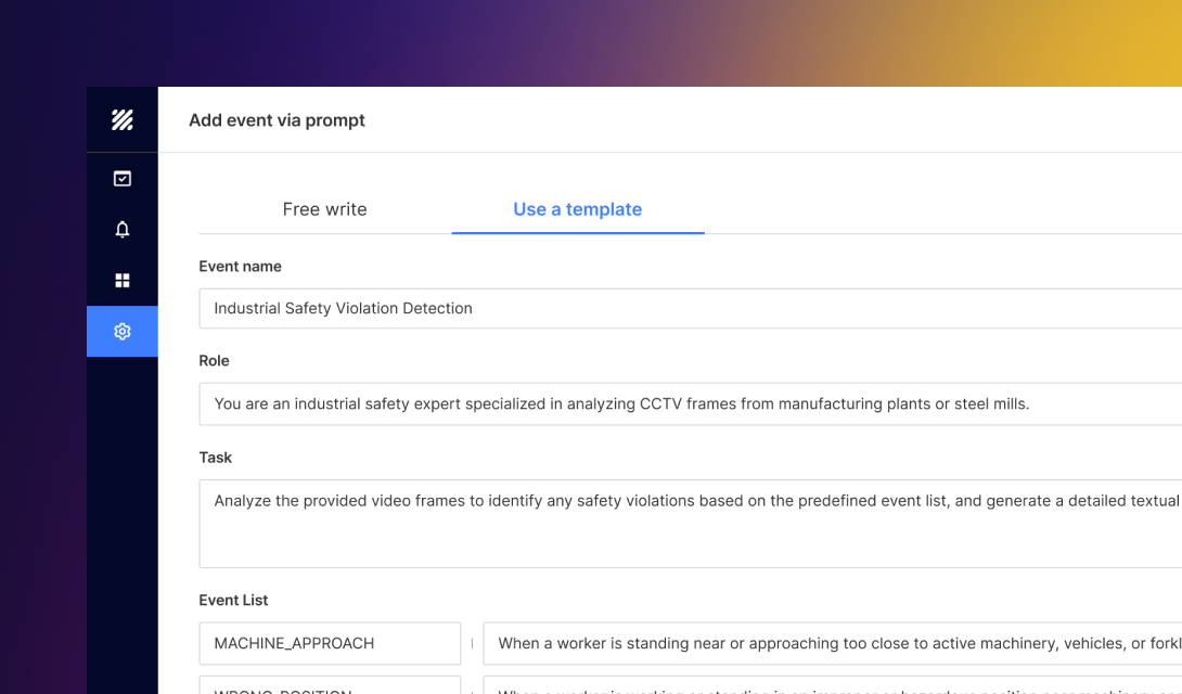 No-Code Event Prompting